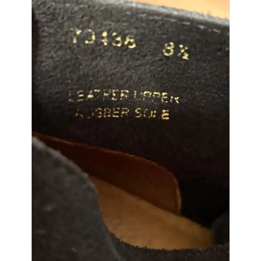 J.  Crew MacAlister Italian Made Navy Blue Suede Leather Chukka Boots Men’s 8.5